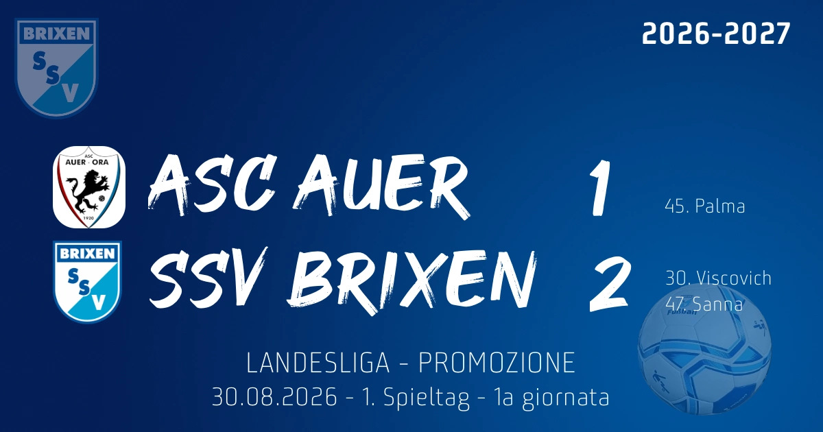 Auswärtssieg zum Auftakt: 2:1 gegen Auer
