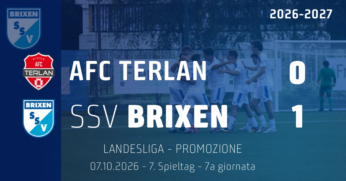 Nagi erlöst uns in Terlan in der Nachspielzeit!