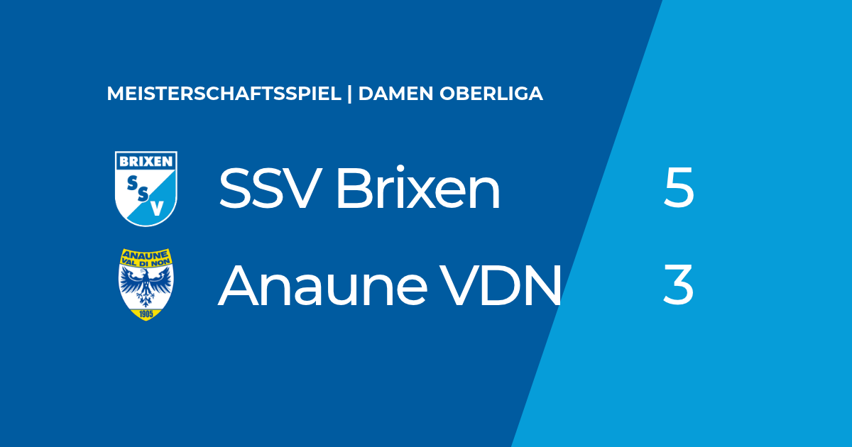 5:3-Sieg gegen Anaune Val di Non
